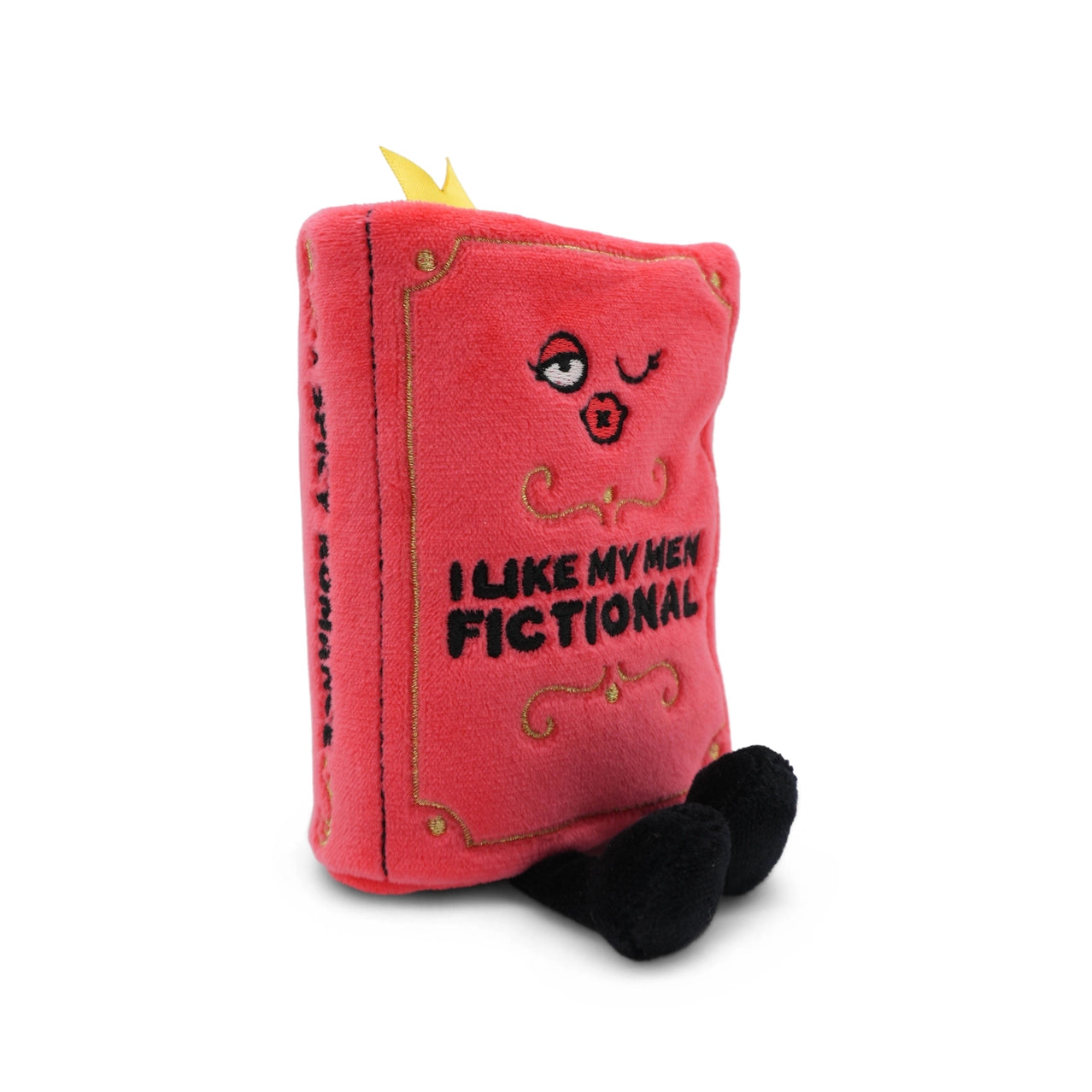 Book Plush Bag Charm - I Like My Men Fictional