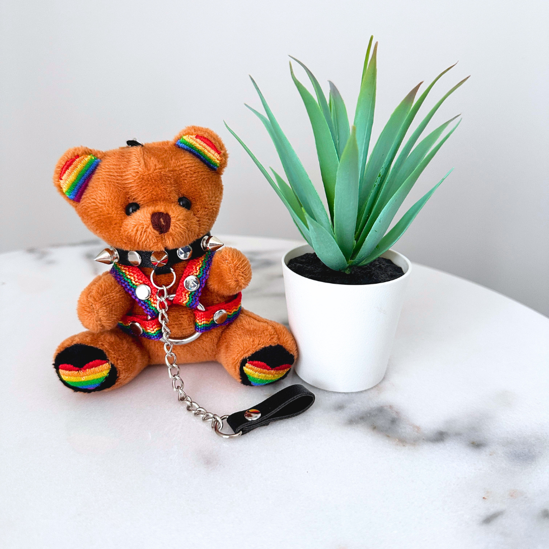 Pride Bear Keychain
