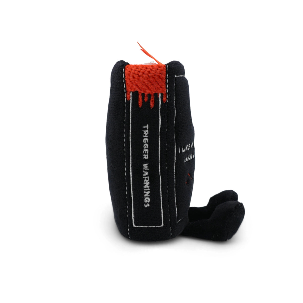 Book Plush Bag Charm - I Like My Thillers Dark & Twisted