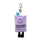 Book Plush Bag Charm -  I Like My Books Extra Spicy