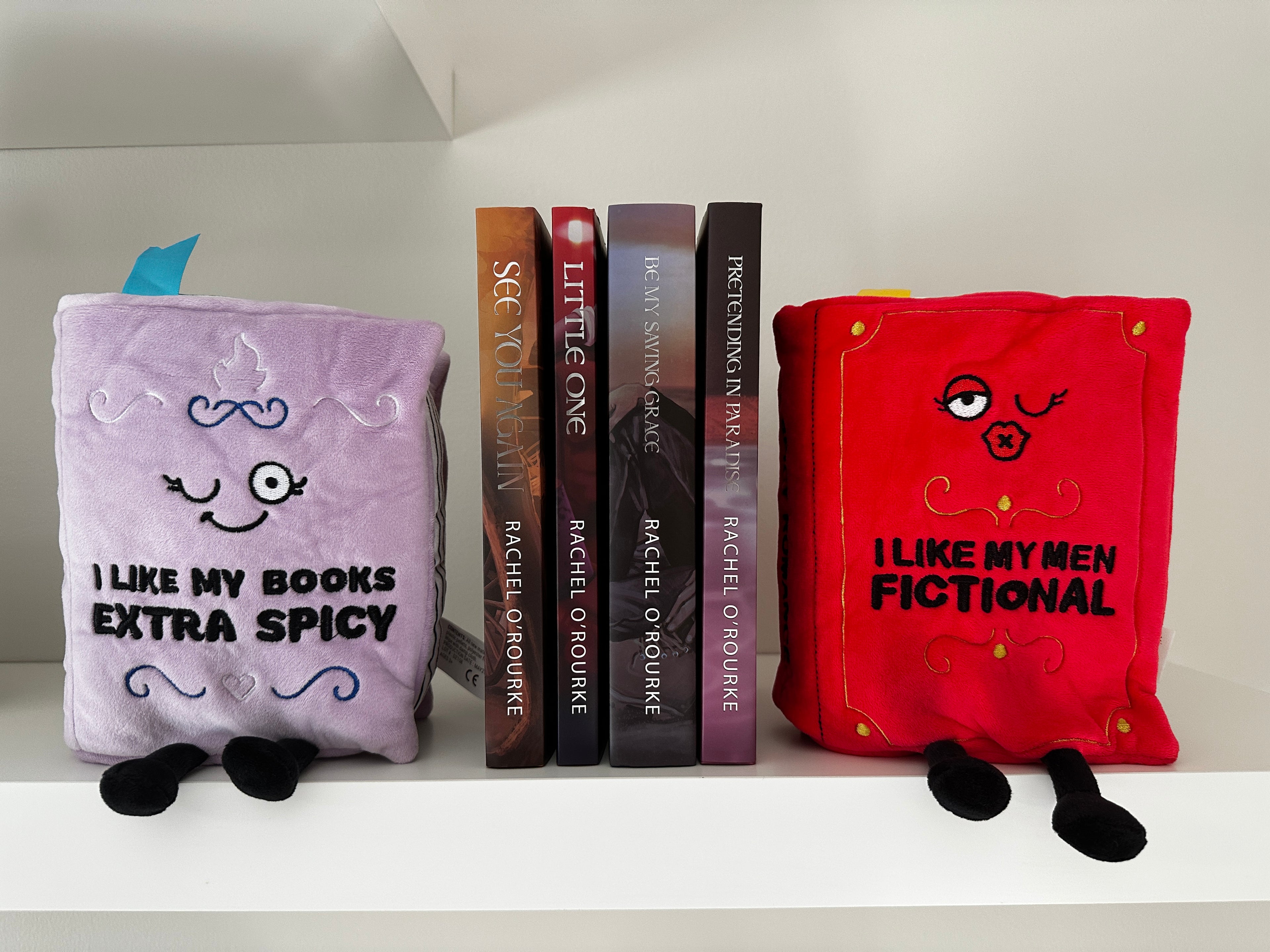 Book Plushie - I Like My Books Extra Spicy