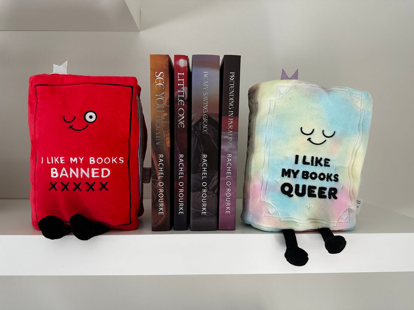 Book Plushie - I Like My Books Queer