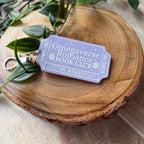Book Club Ticket Keychains