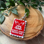 Book Stamp Keychains