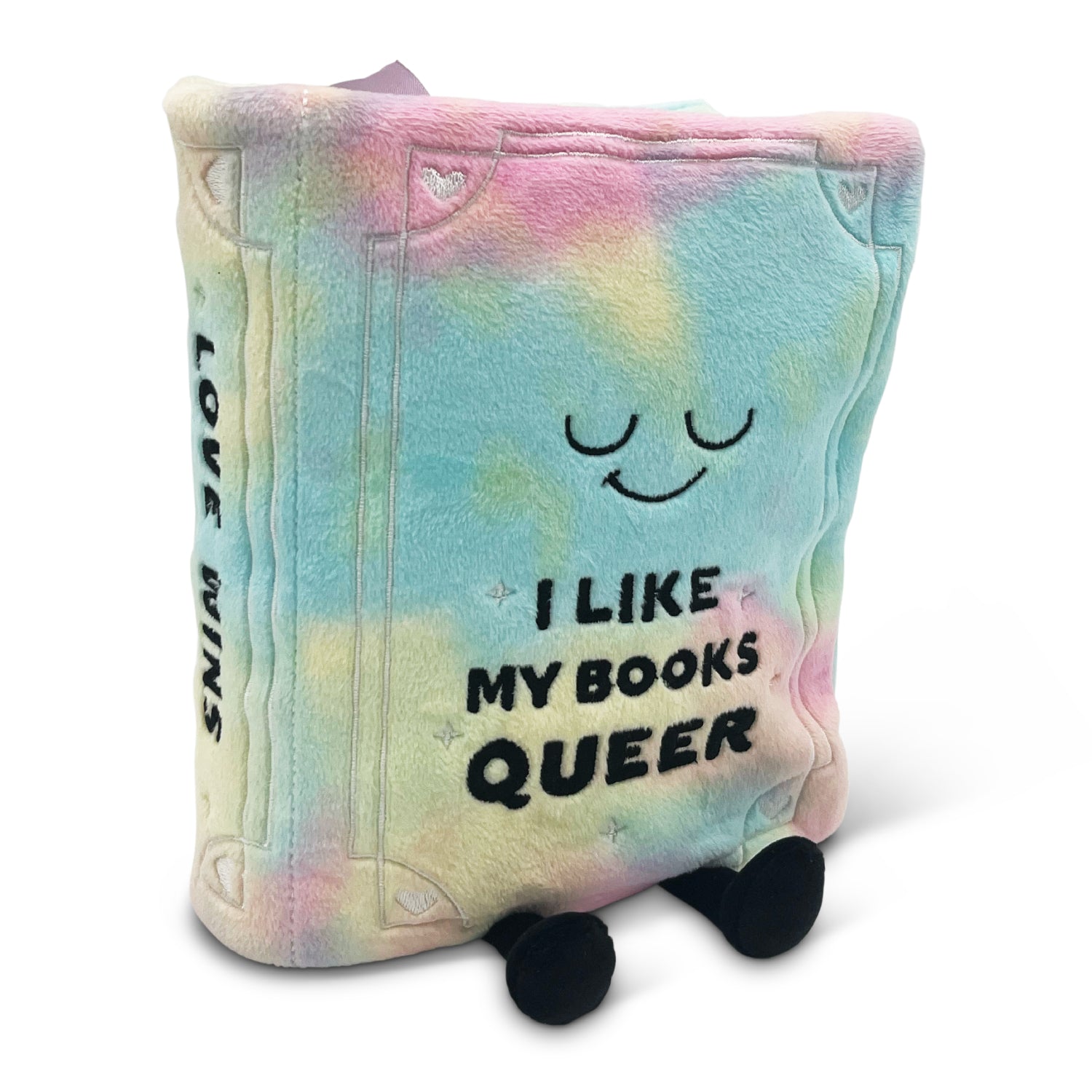 Book Plushie - I Like My Books Queer