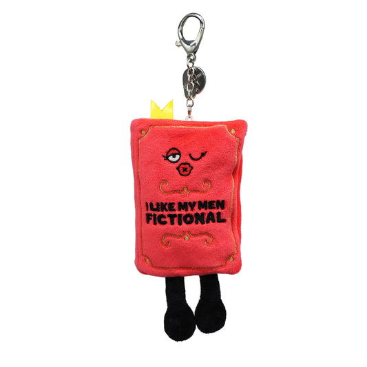 Book Plush Bag Charm - I Like My Men Fictional
